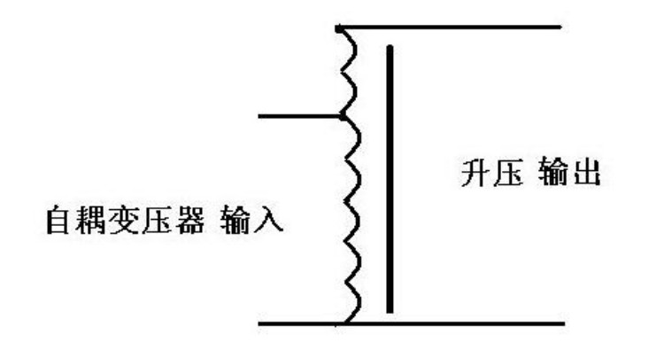 自耦變壓器工作原理圖